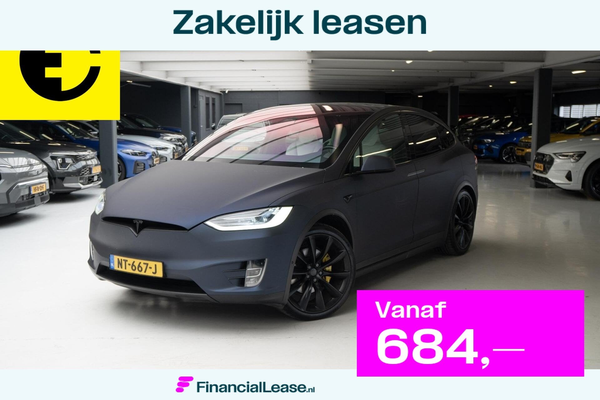 Tesla Model X 90D Base 6p. | Free Supercharging | AutoPilot, Automaat, Model X, Gebruikt, 124 €/maand