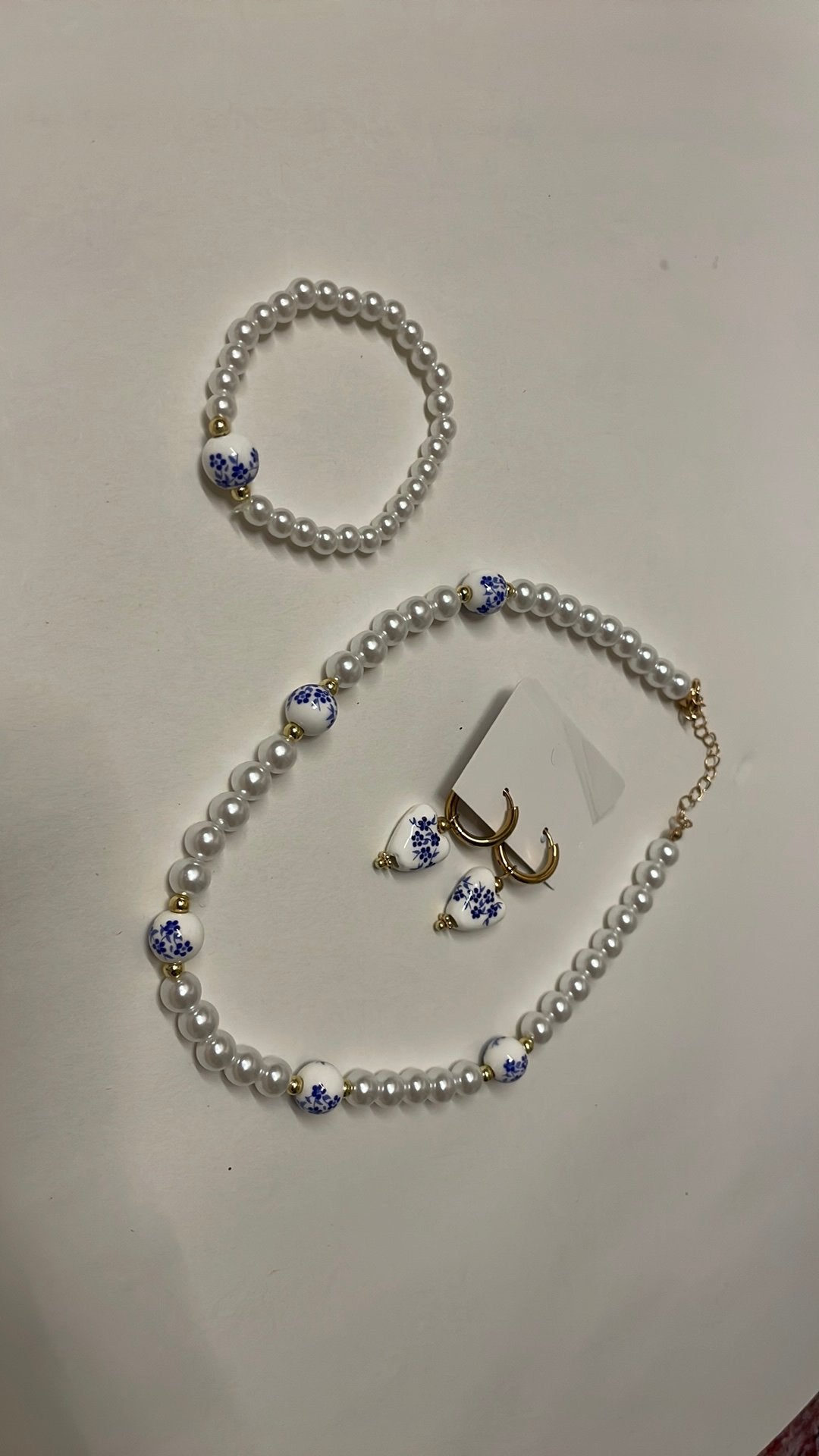Set ketting,armband,oorbellen, Ophalen of Verzenden, Nieuw