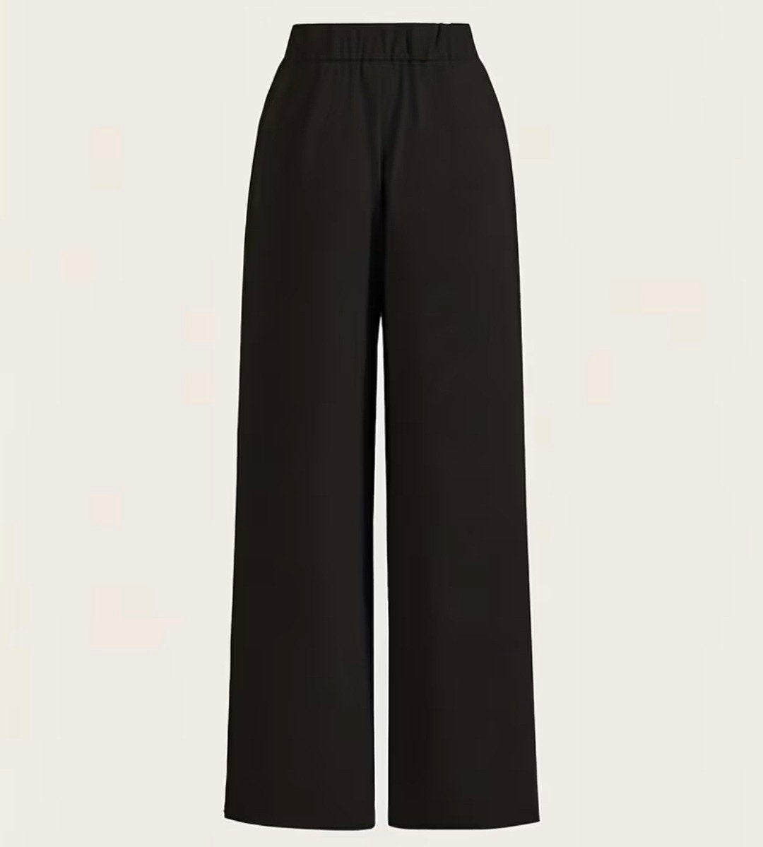 Nieuwe Zwarte Pantalon met Wijde Pijpen - Maat XXL, Zwart, Maat 46/48 (XL) of groter, Nieuw, Ophalen of Verzenden