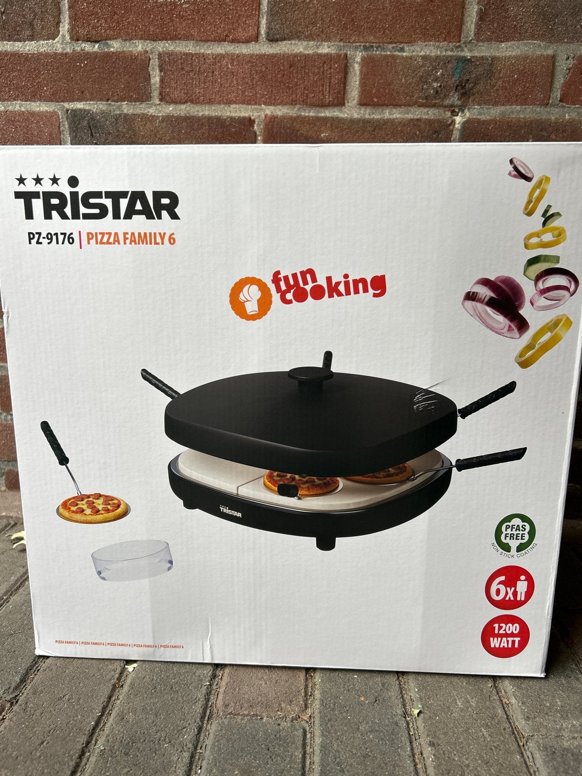 Tristar PZ-9176 Pizza Family 6 - Pizzaoven, Ophalen of Verzenden, Nieuw