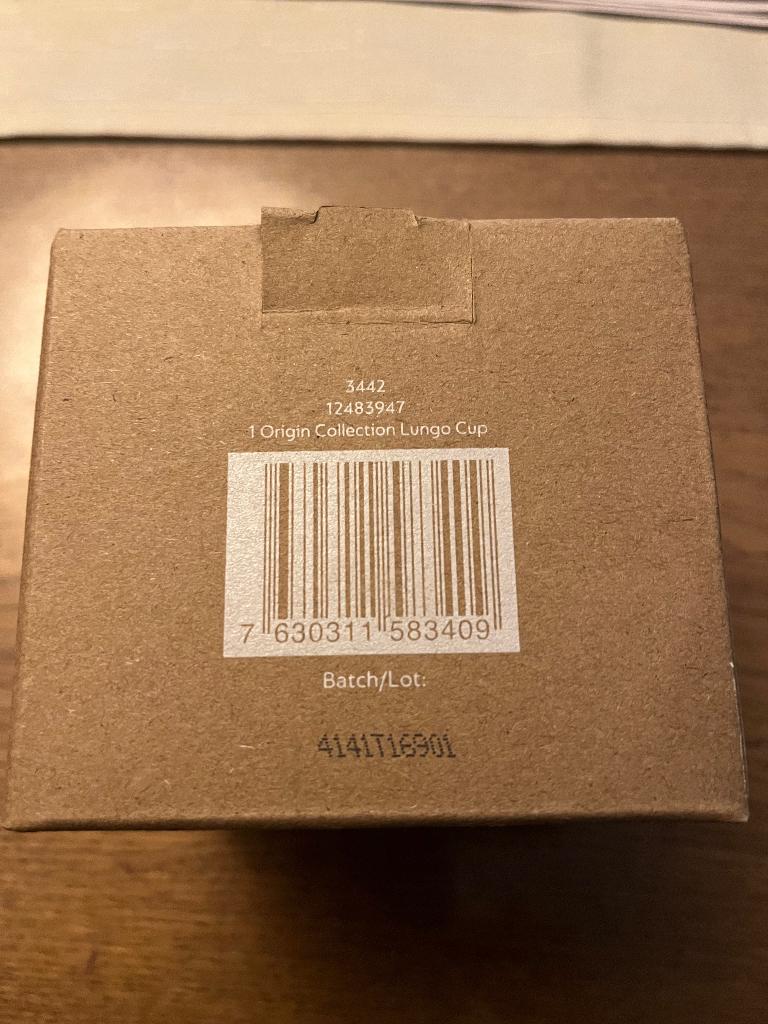 Nespresso origin Collection lungo cup, Keramiek, Nieuw, Ophalen of Verzenden, Overige stijlen