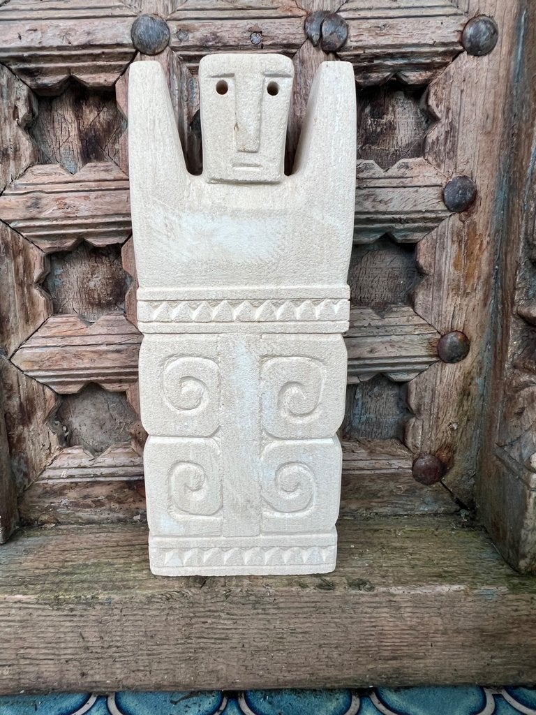 Stonemen Talos beeld Bali Indonesie stenen man, Verzamelen, Beelden en Beeldjes, Ophalen of Verzenden, Nieuw, Overige typen