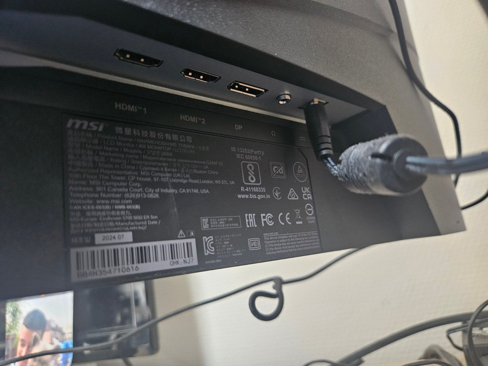 MSI Gaming Beeldscherm 180Hz, 23.8 inch - Zo goed als nieuw, Computers en Software, Monitoren, Gaming, MSI, Ophalen of Verzenden