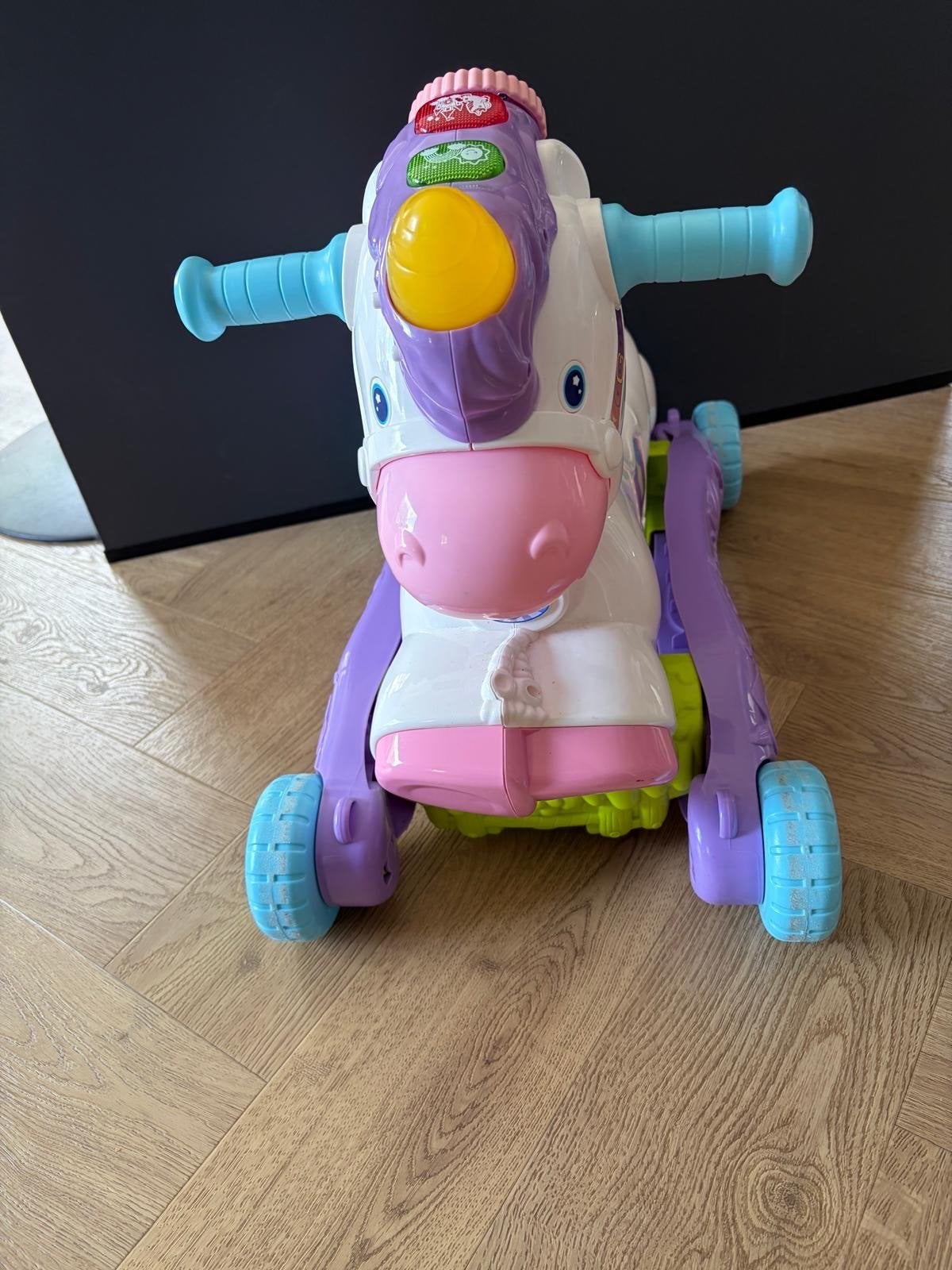 VTech Hobbel en Speel Eenhoorn - 2-in-1 loop- en hobbelpaard, Ophalen, Gebruikt, 6 maanden tot 2 jaar