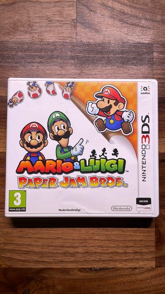 Mario & Luigi Paper Jam Bros 3DS, 1 speler, Ophalen of Verzenden, Zo goed als nieuw, Role Playing Game (Rpg)