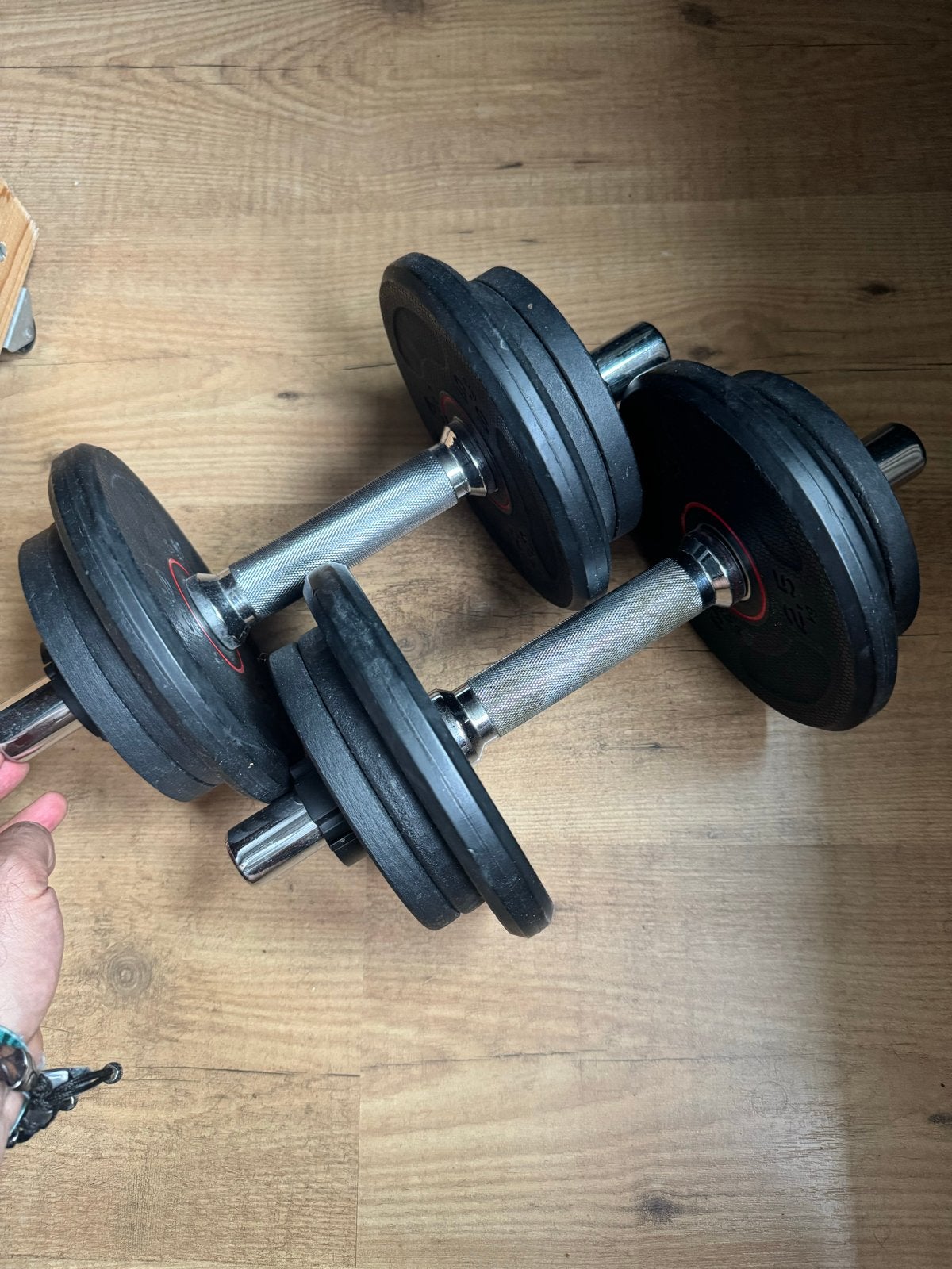 Dumbbells Domyos 11kg, Ophalen, Gebruikt, Armen, Dumbbell