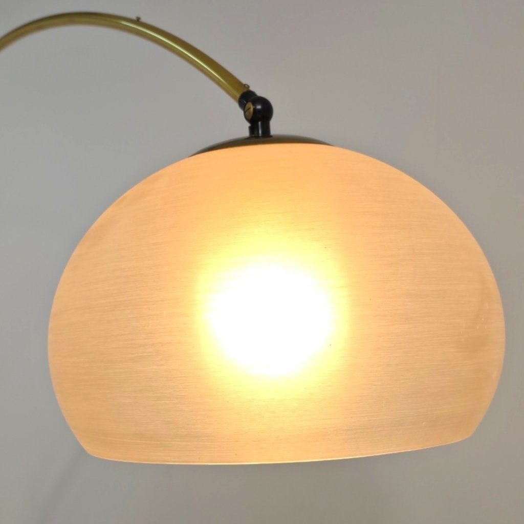Goffredo Reggiani voor Guzzini booglamp Italiaans design 70s, Ophalen, Gebruikt, Metaal, 150 tot 200 cm
