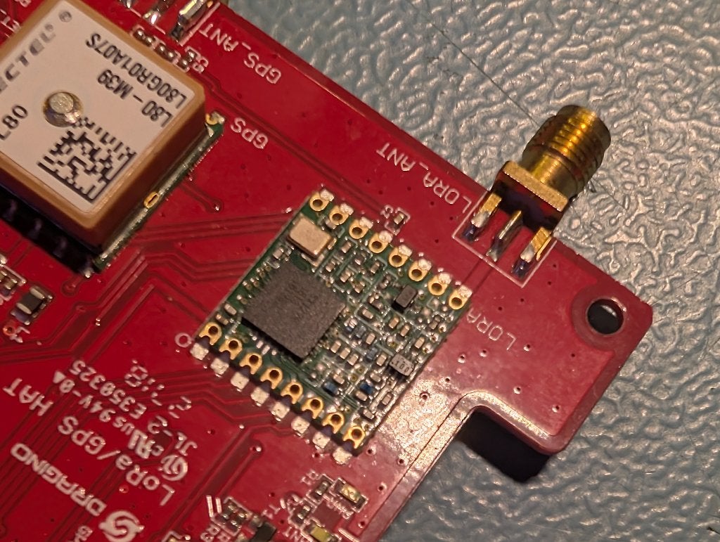 Dragino Lora/GPS Hat voor Raspberry Pi 868Mhz versie, Ophalen of Verzenden, Gebruikt