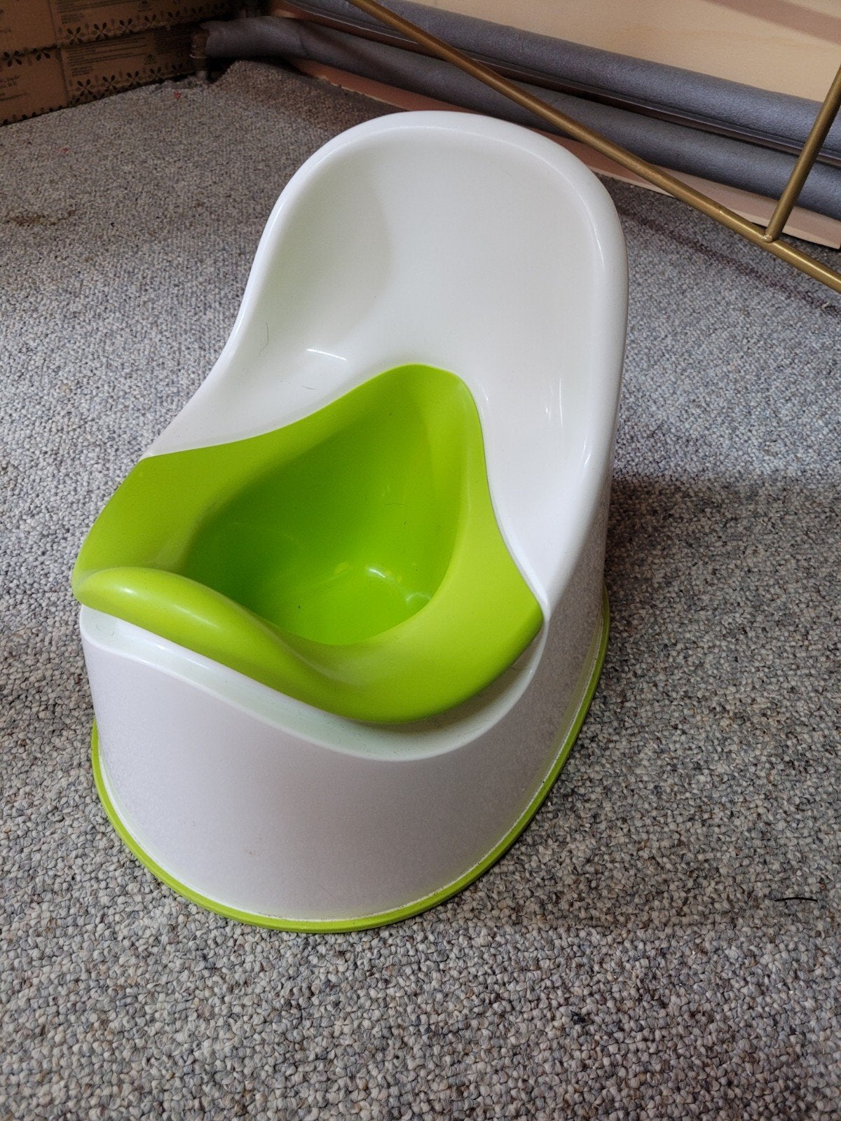IKEA LILLAGUNN Potje - Wit/Groen, Ophalen, Gebruikt