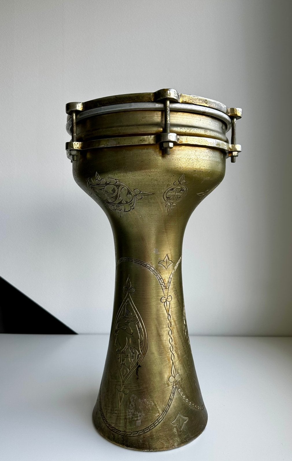 Darbuka Turkse trommel, Muziek en Instrumenten, Ophalen, Gebruikt, Trommel