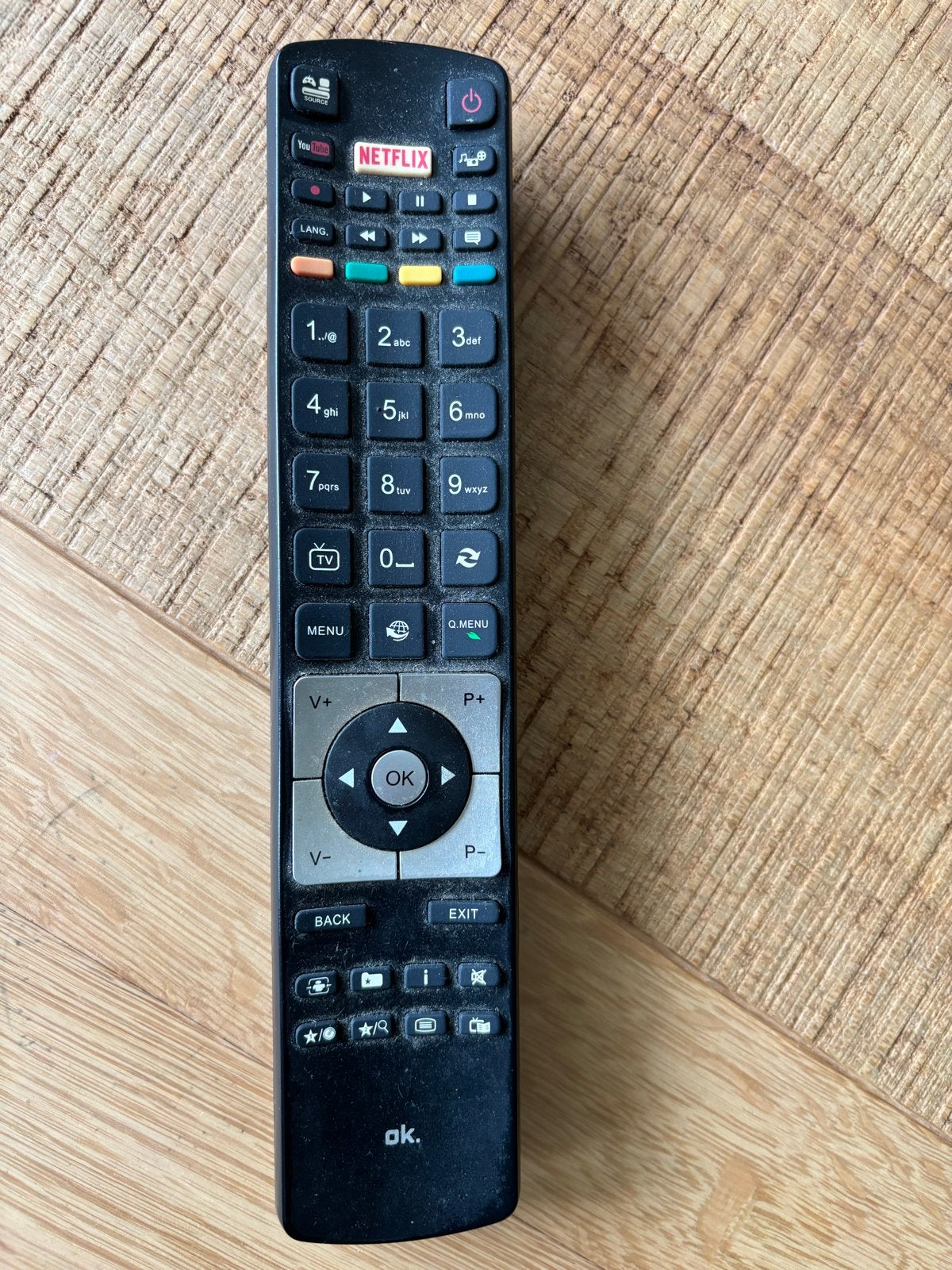 OK. TV met afstandsbediening - Goede staat, LED, 50 Hz, Zo goed als nieuw, 100 cm of meer