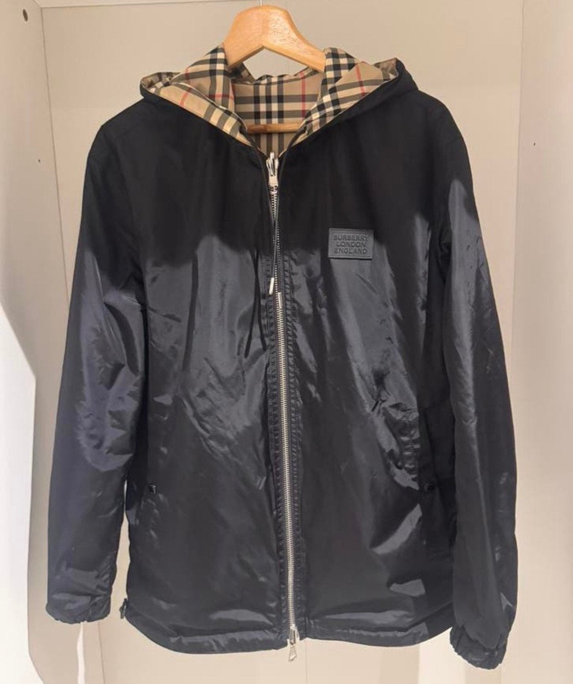 Burberry windbreaker, Ophalen of Verzenden, Nieuw, Maat 48/50 (M), Zwart