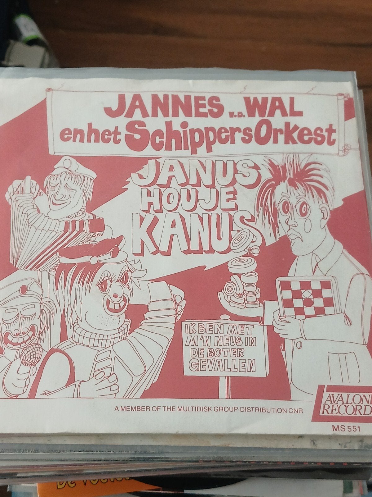 JANNES VAN DER WAL & SCHIPPERS ORKEST  janus hou je kanus, Cd's en Dvd's, Ophalen of Verzenden, Zo goed als nieuw, Nederlandstalig