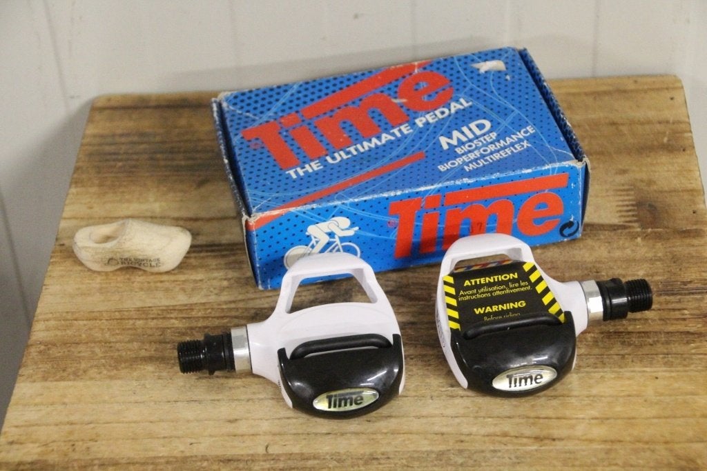 *nos* TIME pedaal set MID 57 / clipless pedalen race vintage, Crankstel of Pedalen, Time, Nieuw, Oldtimerfiets