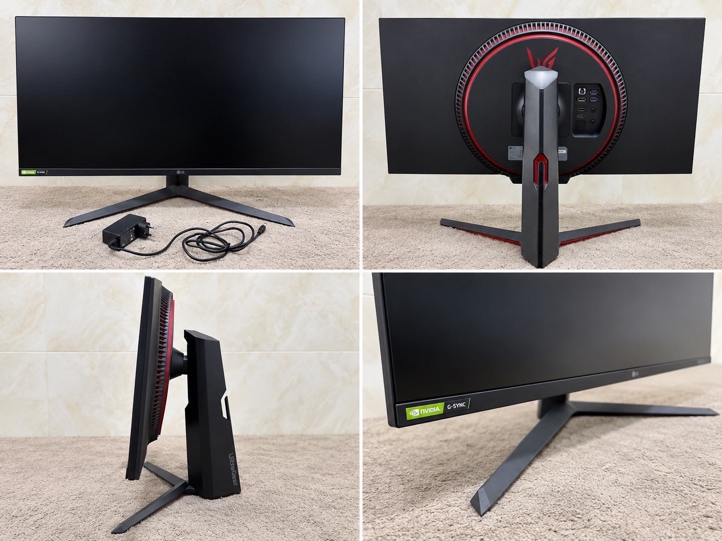 LG UltraGear Gaming Monitor - NVIDIA G-SYNC, Computers en Software, 101 t/m 150 Hz, Hoofdtelefoonaansluiting, Minder dan 1 ms