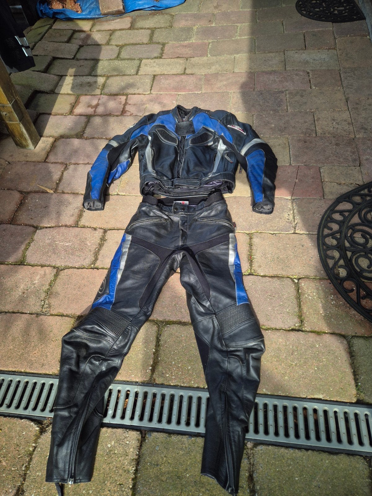 Evolution leren motorpak - Maat 50, Ophalen, Evolution, Tweedehands, Heren
