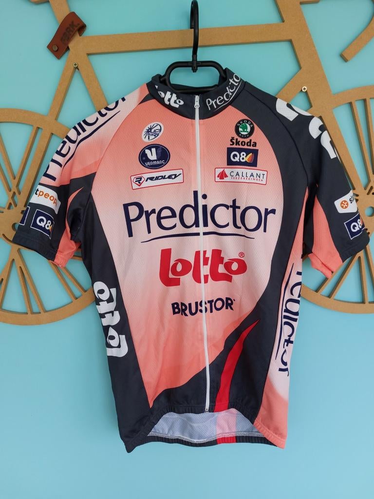 WIELRENSHIRT LOTTO PREDICTOR BRUSTOR UCI PRO TOUR, Ophalen of Verzenden, Overige typen