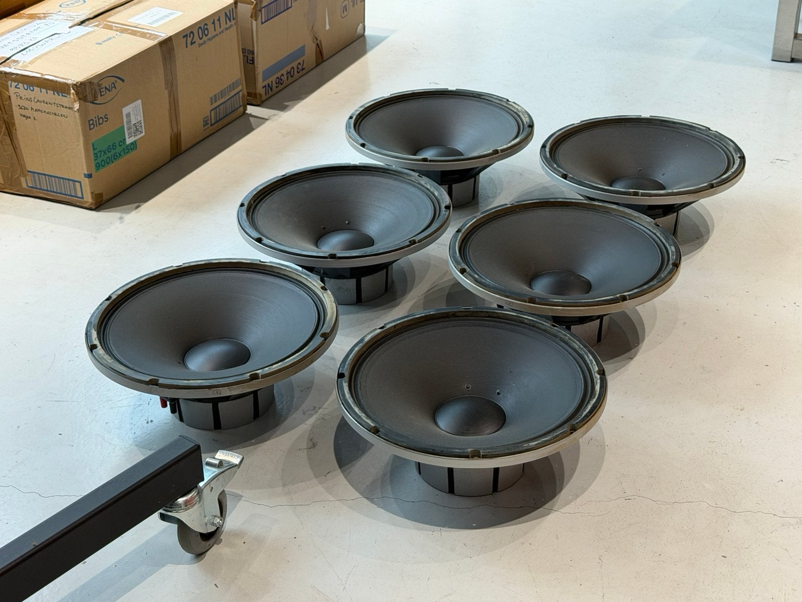 Vintage 15” drivers merk onbekend., Overige merken, Gebruikt, Geen, Ophalen of Verzenden