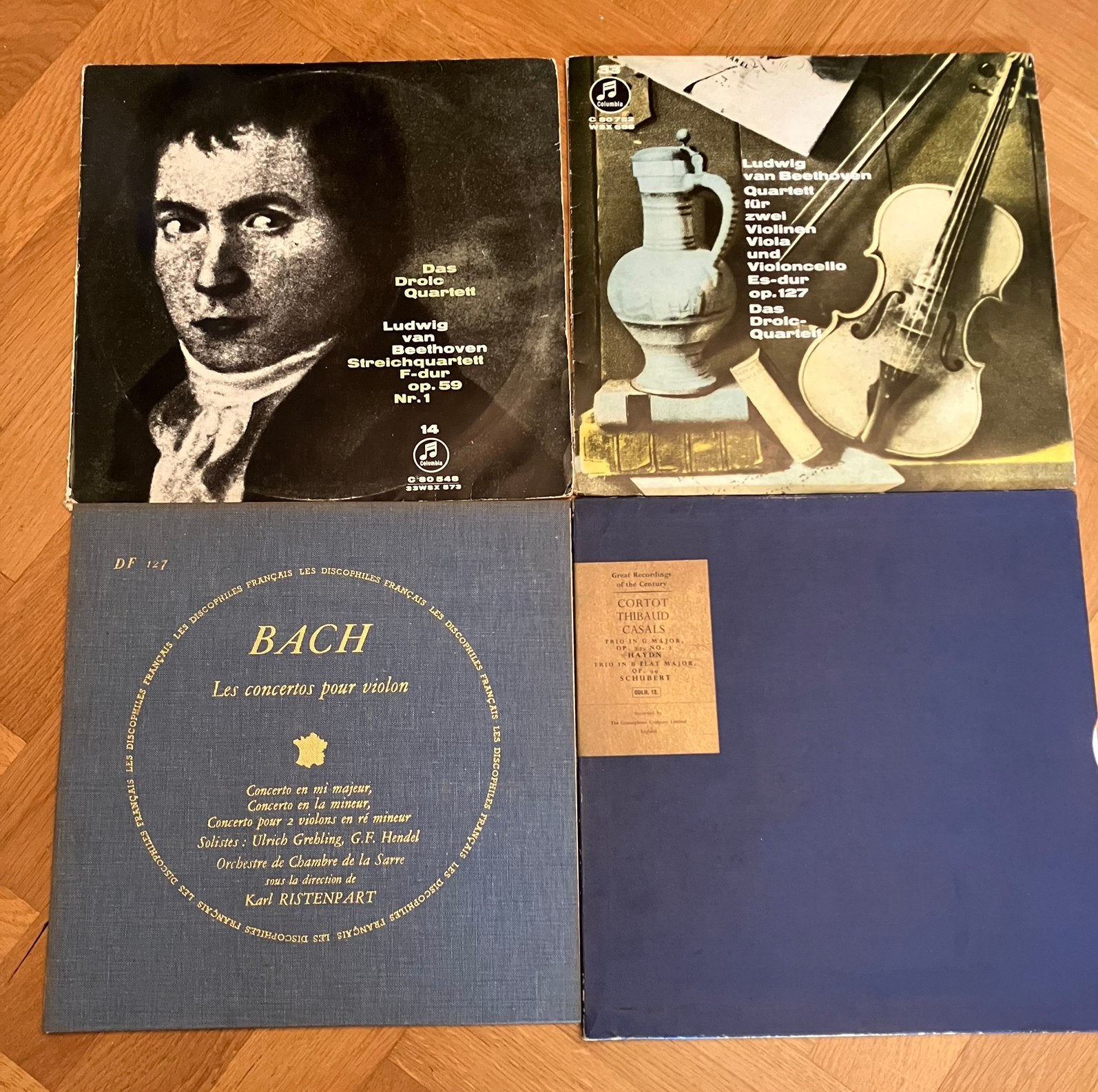 4 lp’s KAMERMUZIEK, Ophalen, Romantiek, Zo goed als nieuw, 12 inch