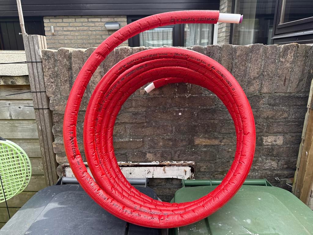 Bonfix Meerlagenbuis 26 x 3 mm - Geïsoleerd 9 meter, Overige materialen, 6 meter of meer, Nieuw, Rechte buis