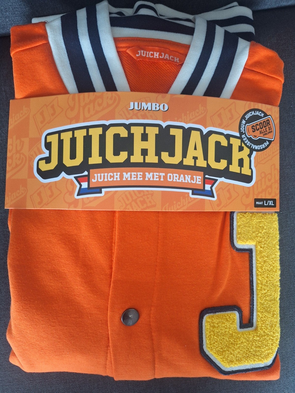Juichjack jumbo (maat L/XL), Hobby en Vrije tijd, Spaarzegeltjes, Ophalen of Verzenden, Winkel, Super of Benzinepomp, Zegels, Bonnen of Punten