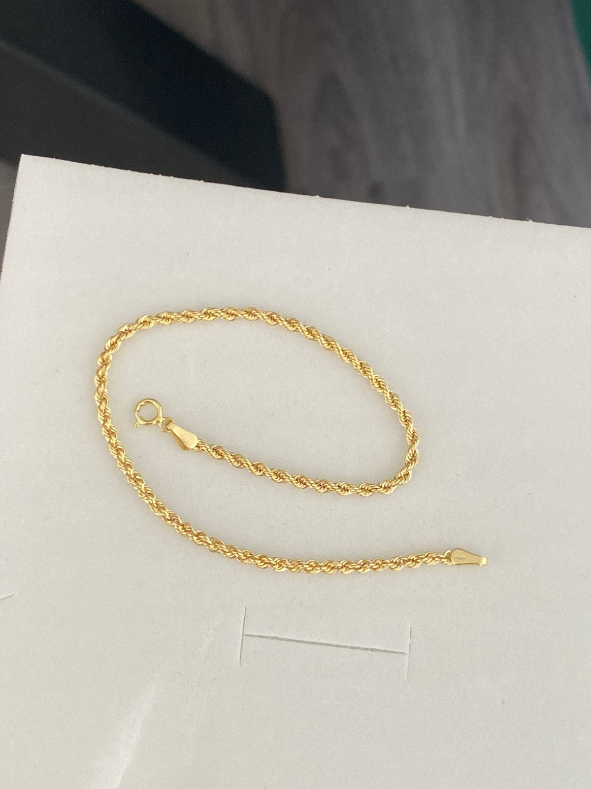 14 karaat Rope gouden armband, 585 goud, -, -, Nieuw, Ophalen of Verzenden