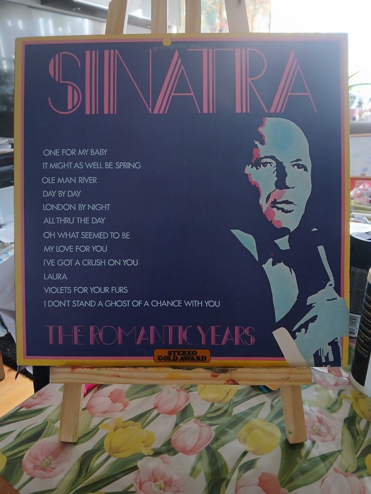 Frank Sinatra - The Romantic Years LP (Stereo Gold Award), LP, Gebruikt, Pop, Ophalen of Verzenden