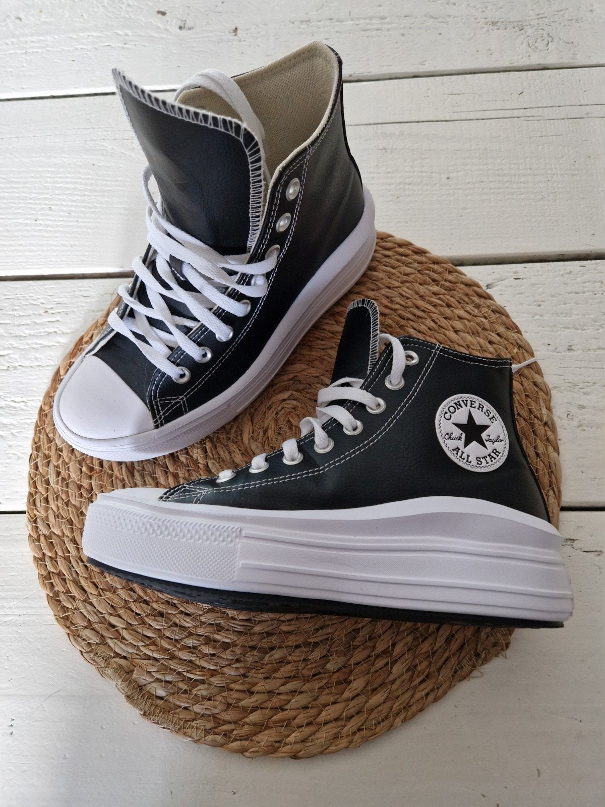 Converse Run Star Hike Platform Sneakers Zwart Maat 38, Zwart, Ophalen of Verzenden, Zo goed als nieuw, Converse All Stars