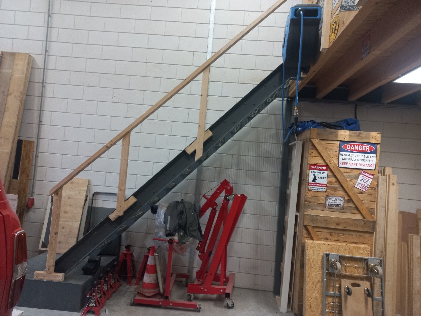 Stalen trap, Doe-het-zelf en Verbouw, Ophalen, Gebruikt, Trap, 2 tot 4 meter