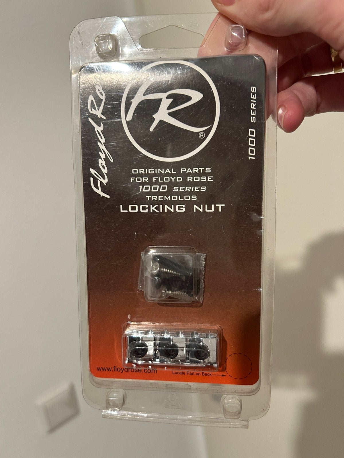 Floyd Rose 1000 chrome locking nut - nieuw in verpakking, Ophalen of Verzenden, Zo goed als nieuw, Elektrische gitaar