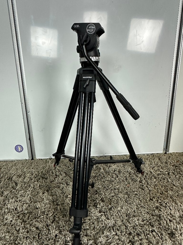 Sachtler System Ace M GS 1002 videostatief met tas, Sachtler, 150 tot 175 cm, Sachtler, Gebruikt