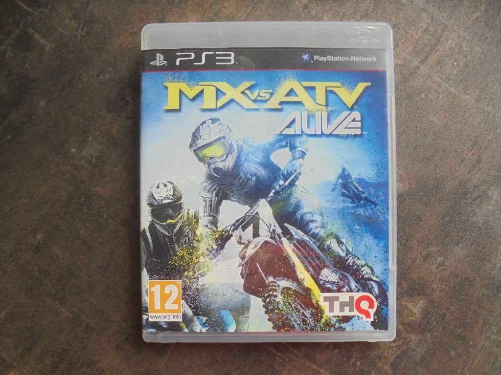 MX VS ATV Alive voor PS3 (zie foto's), Gebruikt, Racen en Vliegen, 2 spelers, Ophalen of Verzenden