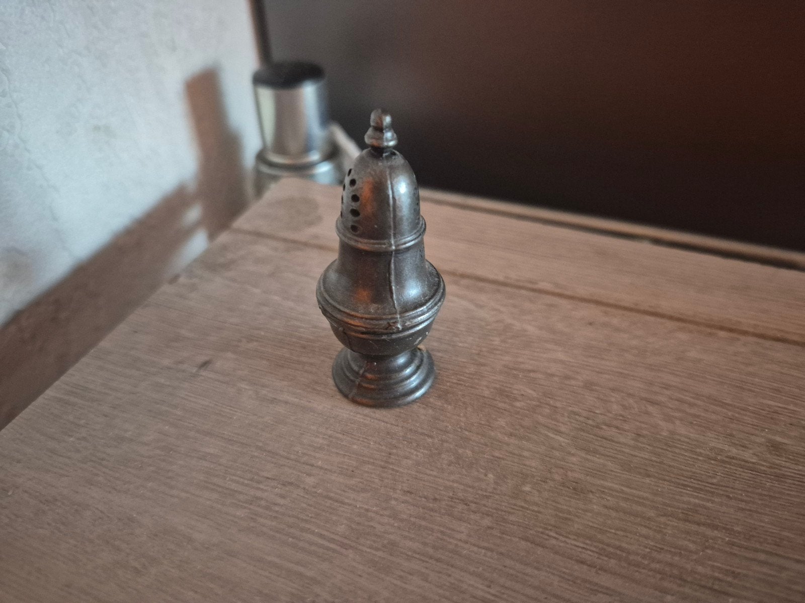 mini vintage tinnen strooier, Antiek en Kunst, Ophalen of Verzenden