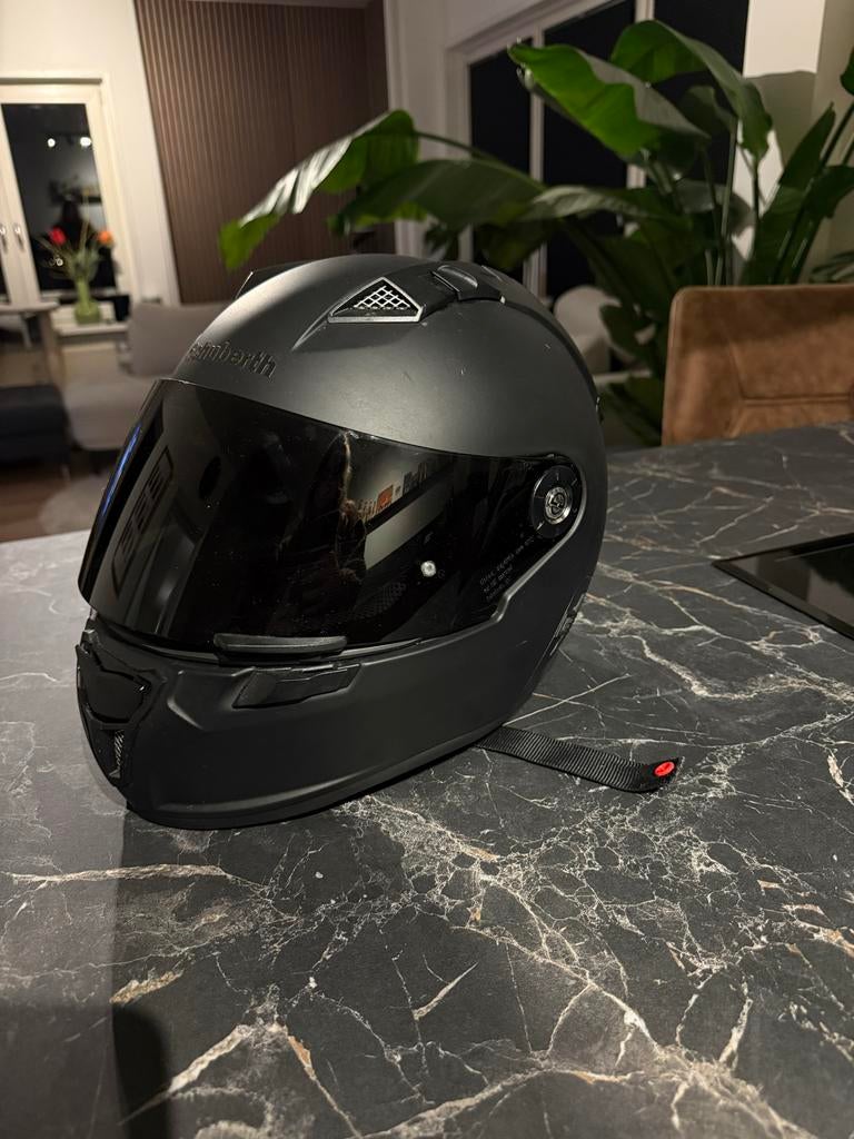 Schuberth SR1 race helm, mat zwart, Ophalen of Verzenden, Tweedehands, Integraalhelm, Overige merken