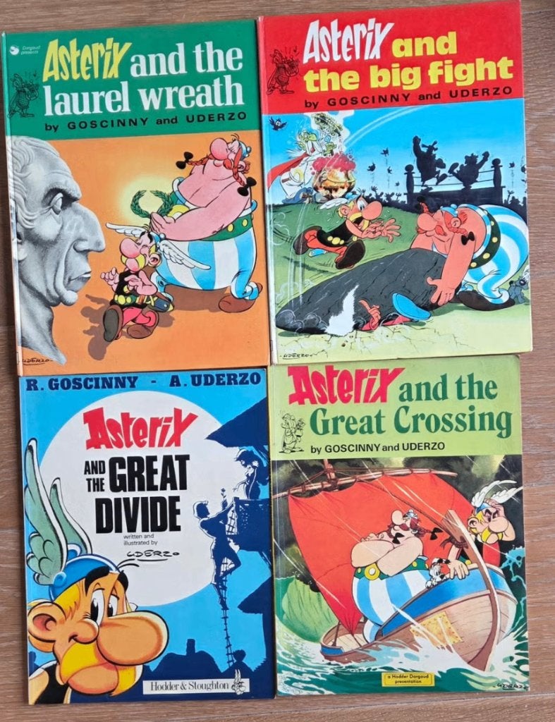 17 Engelstalige asterix strips voor de verzamelaar!, Meerdere stripboeken, Ophalen, Gelezen