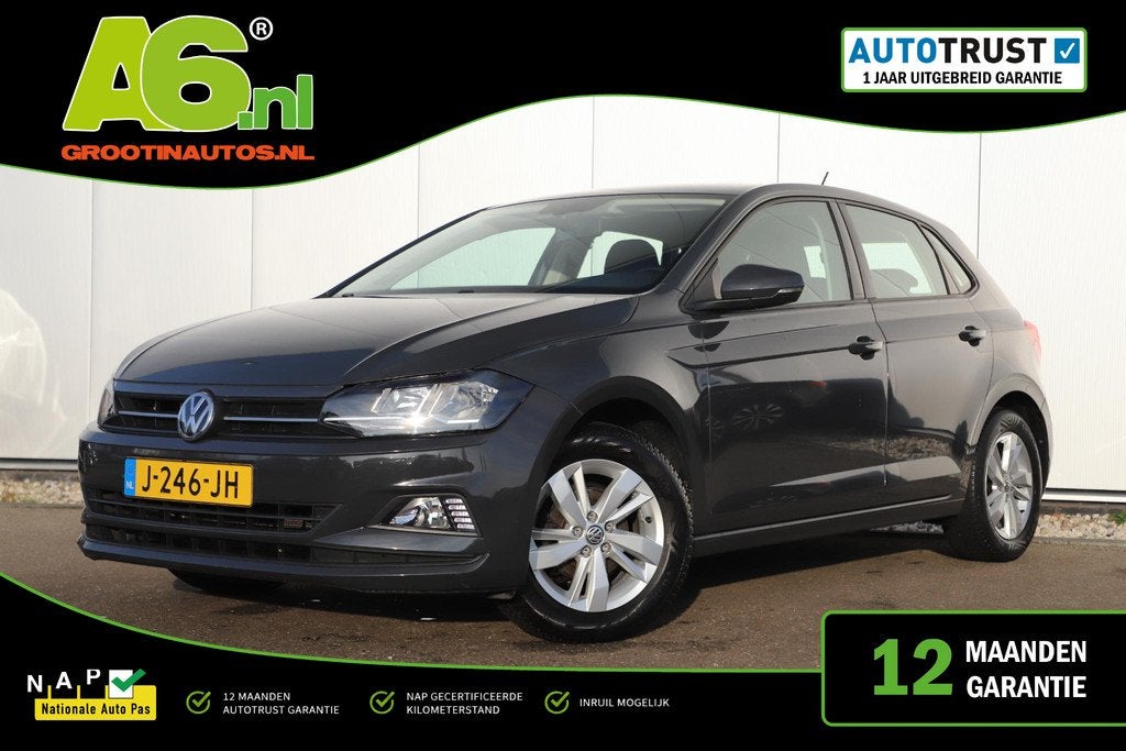 Volkswagen Polo 1.0 TSI Comfortline 95PK NAP Clima 15 inch L, Voorwielaandrijving, Stof, Gebruikt, 95 pk