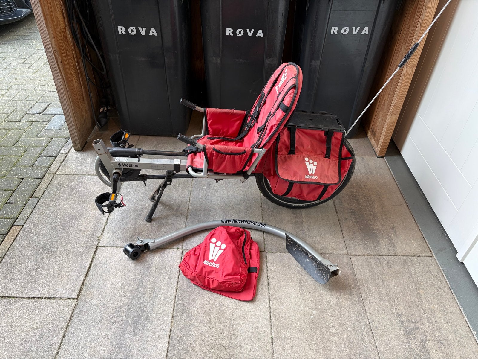 Weehoo aanhangfiets voor kinderen, Ophalen, Gebruikt, Aanhangfiets