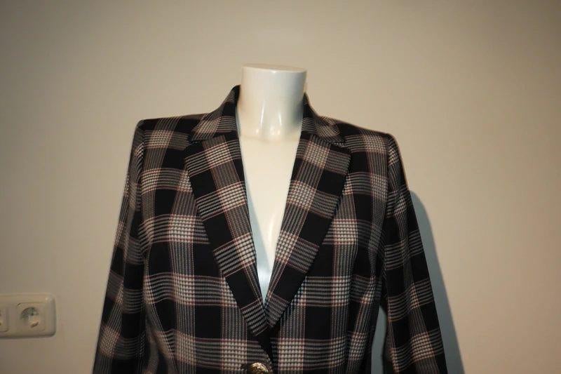 Baum und Pferdgarten blazer mooie ruiten print sier knopen40, Kleding | Dames, Maat 38/40 (M), Zo goed als nieuw, Baum und pferdgarten
