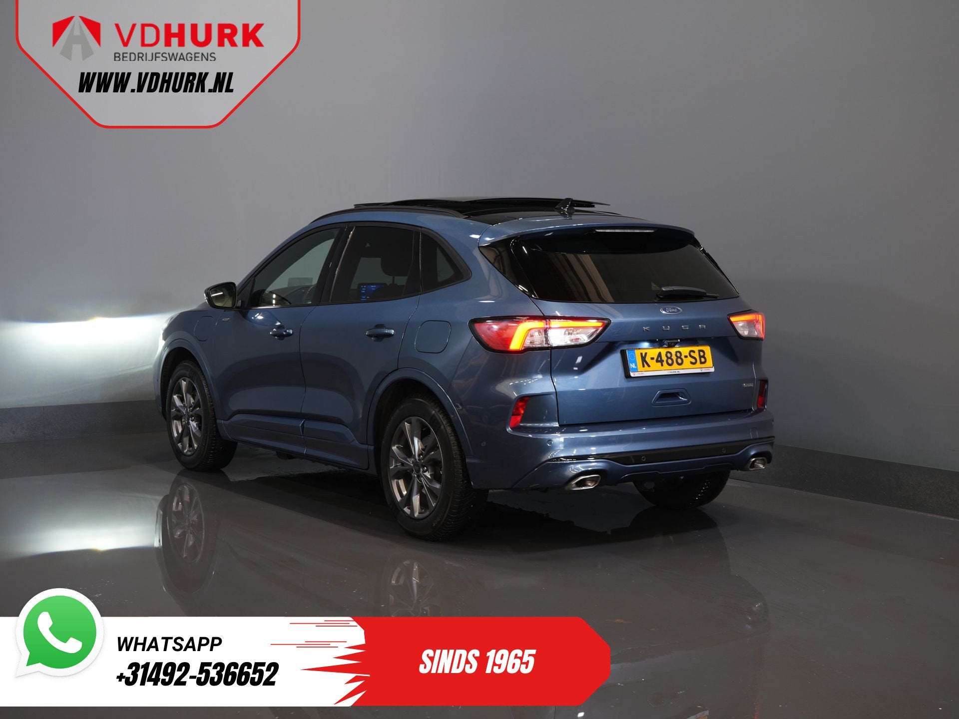 Ford Kuga 2.5 PHEV 225 pk ST-Line X NL Auto/ Pano/ Adapt.Cru, 72 km, 14 kWh, Gebruikt, Euro 6