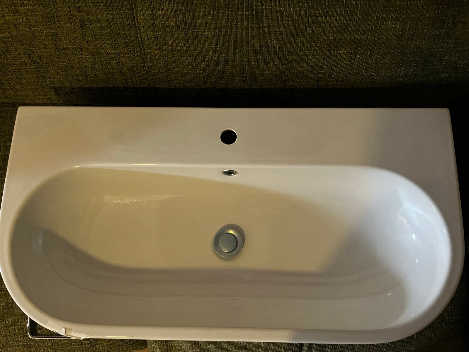 Wastafel Catalano 90 cm wit nieuw. Hier niet gebruikt., Ophalen, Nieuw, Chroom, Wastafel
