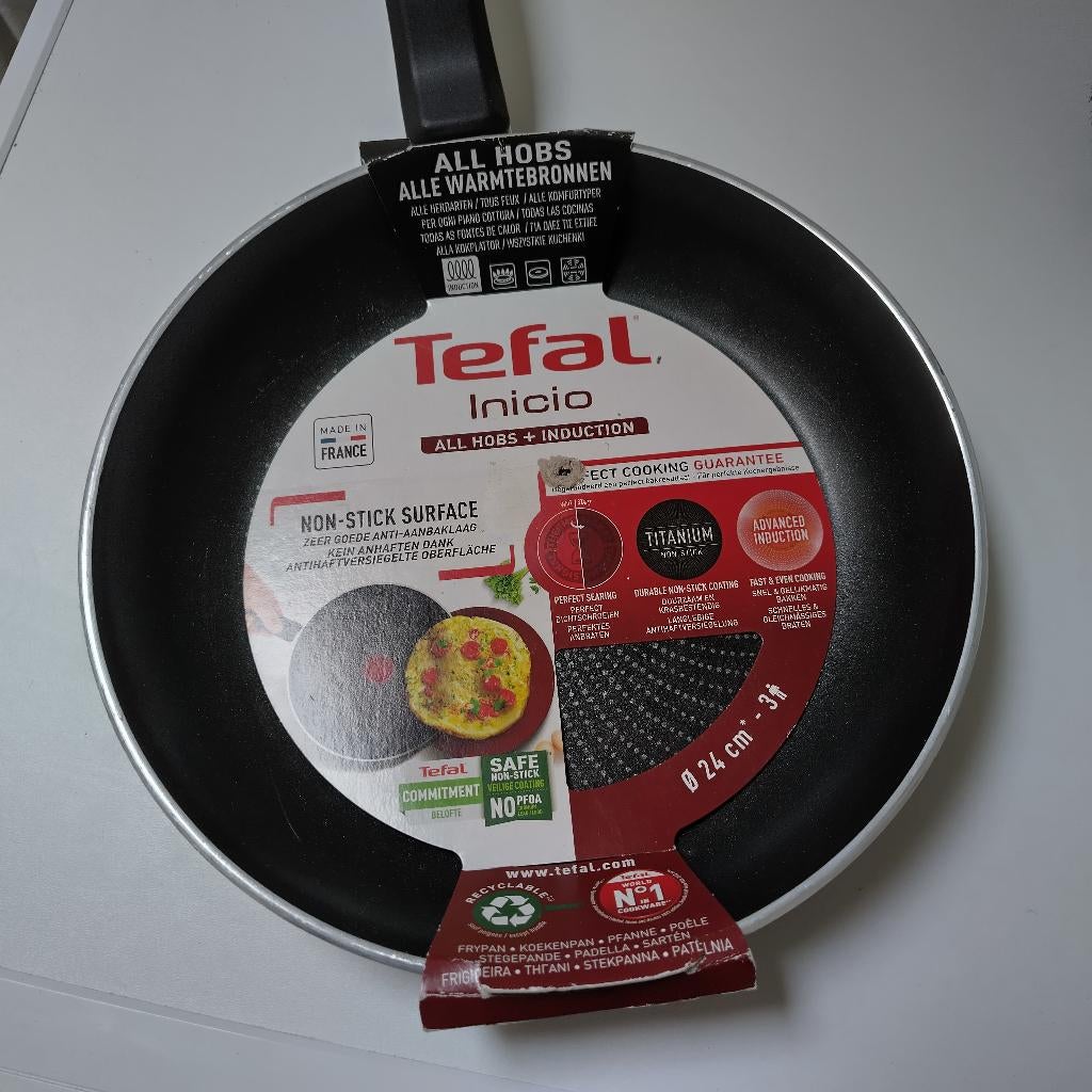tefal koekenpan Inicio, Huis en Inrichting, Ophalen of Verzenden, Nieuw, Aluminium, Koekenpan of Braadpan
