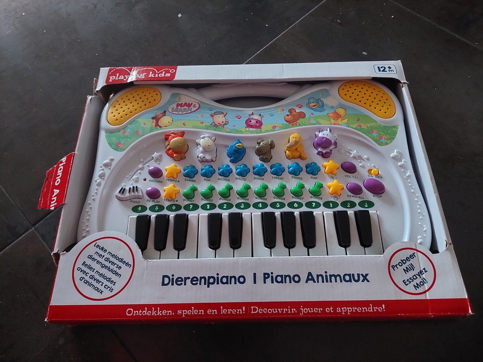 dierenpiano va 12 mnd, Kinderen en Baby's, Speelgoed | Vtech, Ophalen, Zo goed als nieuw