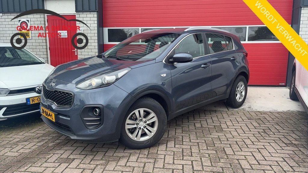 Kia Sportage 1.6 GDI ComfortLine Navigator 1STE EIG / CAMERA, Auto's, Voorwielaandrijving, Stof, 4 cilinders, Blauw