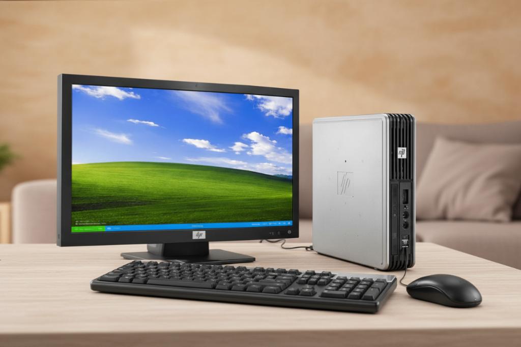 HP Compaq dc7900 Ultra-slim Desktop (USDT) Windows XP, Ophalen
