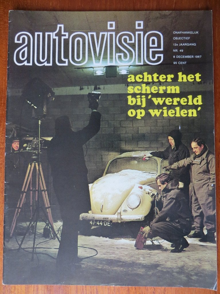 Autovisie 49 1967 Renault 8 Gordini, Fiat-Abarth 124 / 1300, Ophalen of Verzenden, Nieuw, Renault