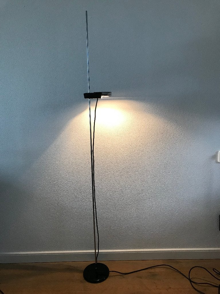 Vloerlamp lamp Bruno Gecchelin Oluce Wing 628, Ophalen, Nvt, 150 tot 200 cm, Nvt