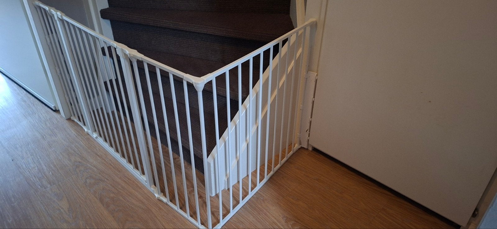 Traphakje voor losstaande trap, Ophalen, Metaal of IJzer, 115 cm of meer, Klemhekje