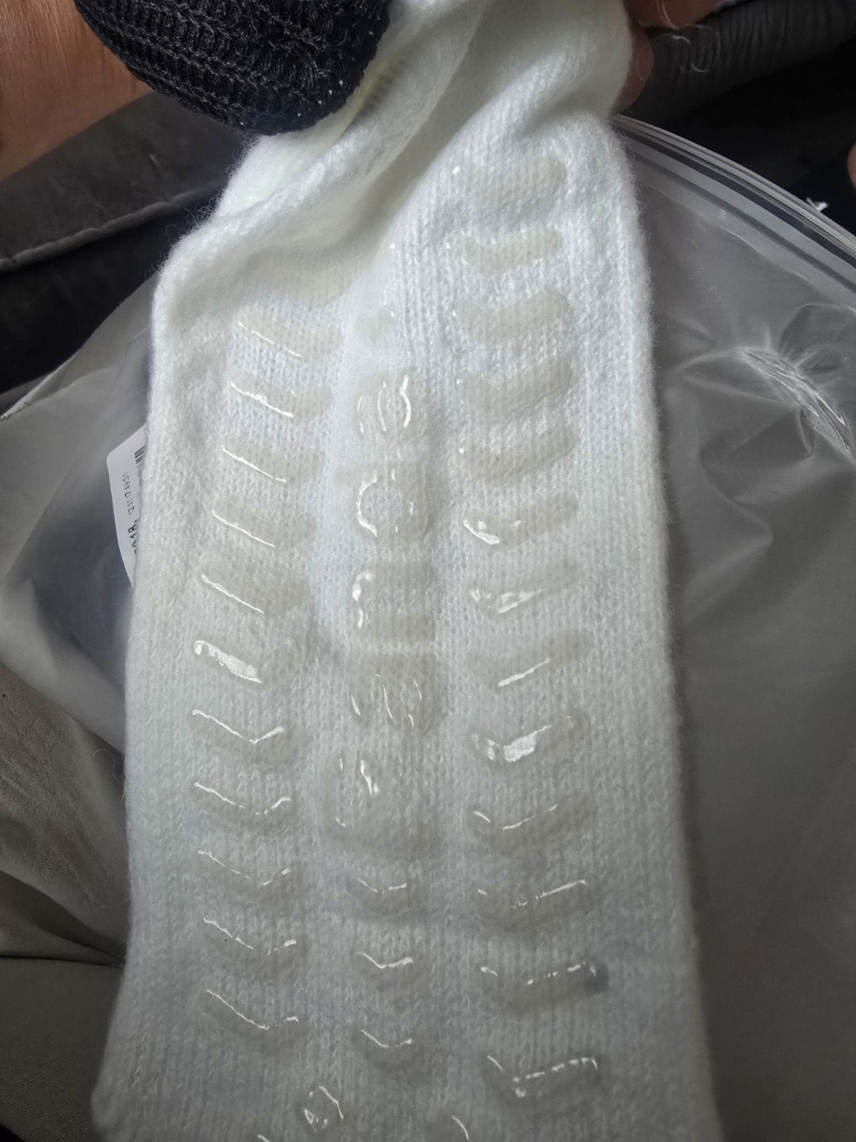 Antislip sokken met panda, Sokken en Kniesokken, Wit, Maat 35 t/m 38, Nieuw