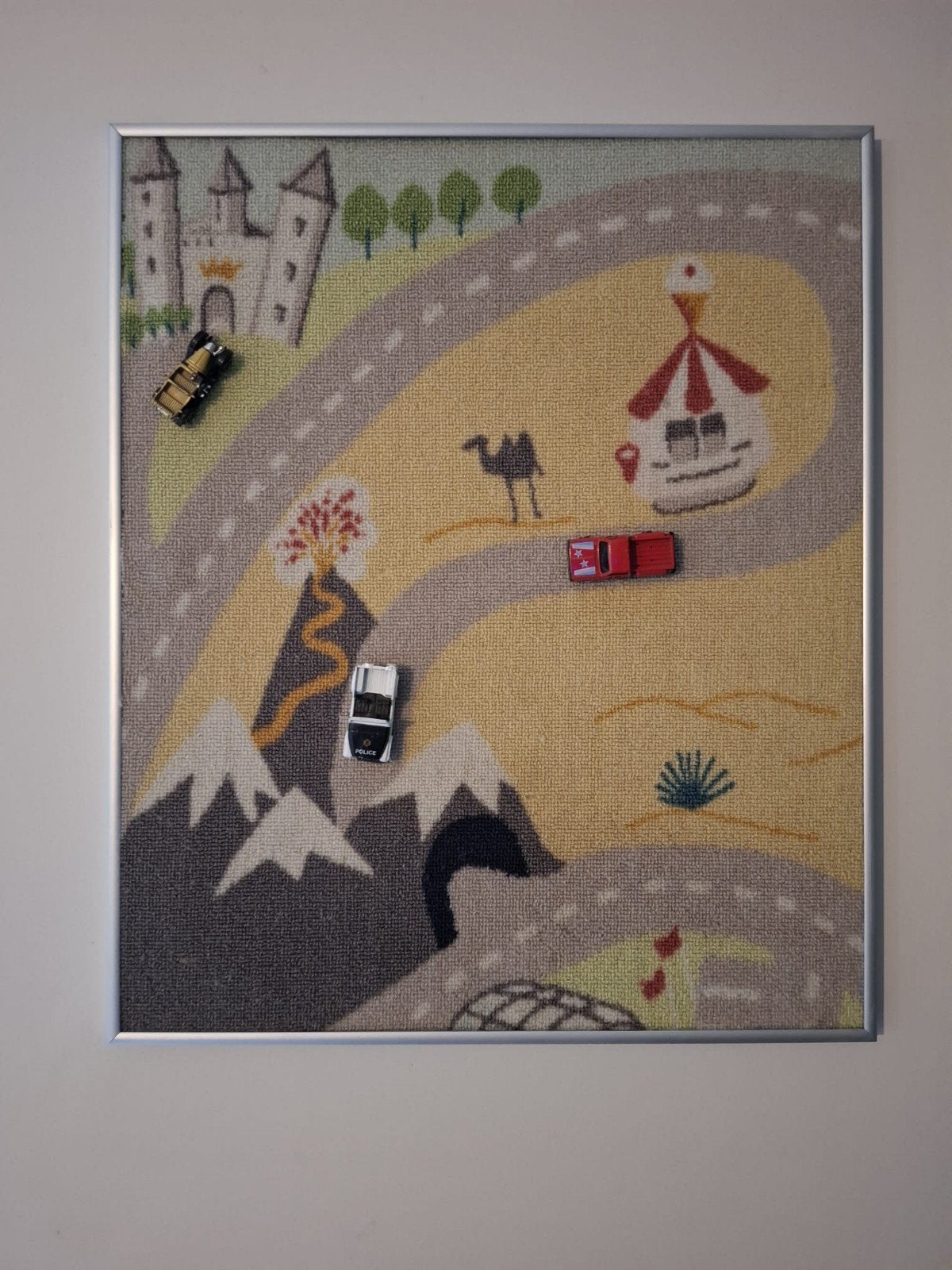 Wanddecoratie met auto's, Ophalen, Wanddecoratie