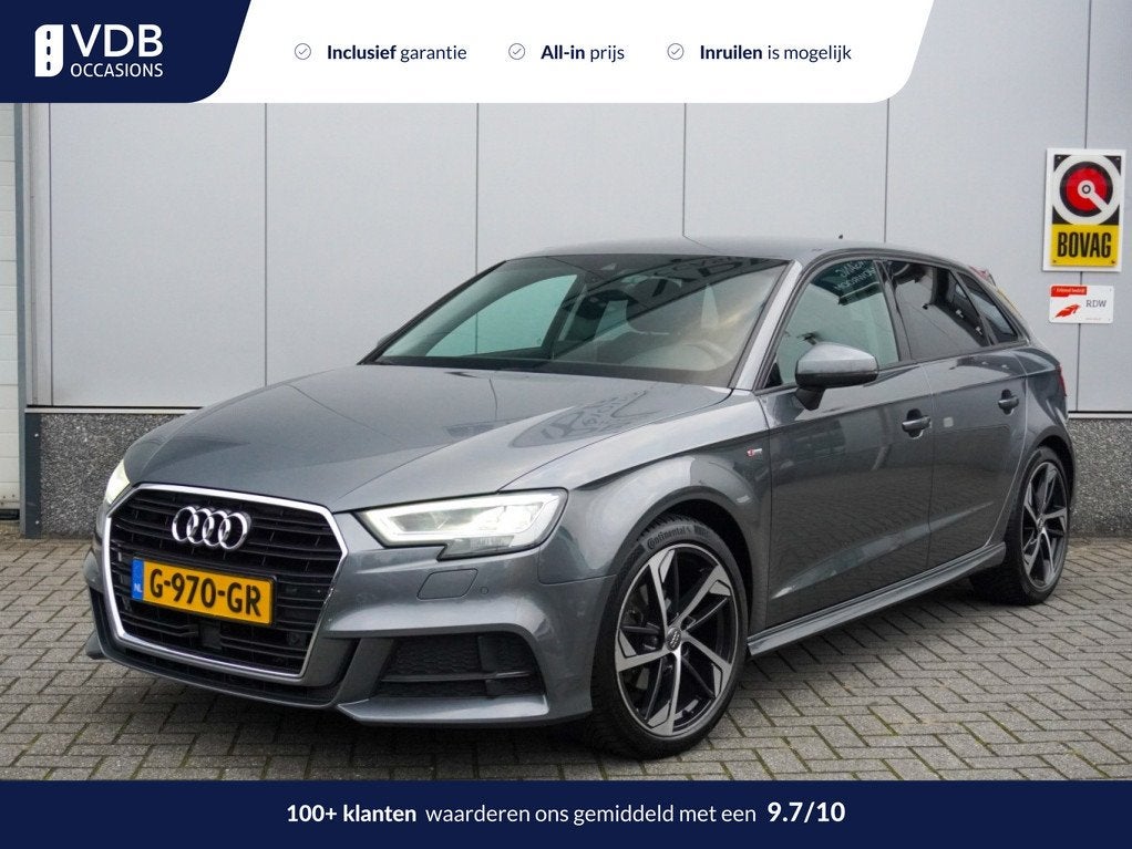 Audi A3 Sportback 35 TFSI S-line CoD Design ProLine | Leder, Auto's, Automaat, 4 cilinders, 1245 kg, Bedrijf